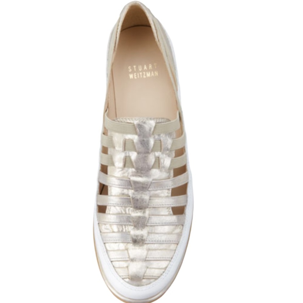 Stuart Weitzman Move In Strappy Elastic Sneaker - image 1
